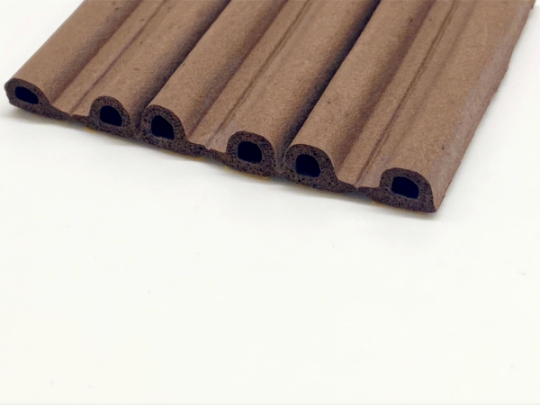 d shaped rubber seal brown adhesive backed foam door seals vl foam self adhesive 20240722(1)